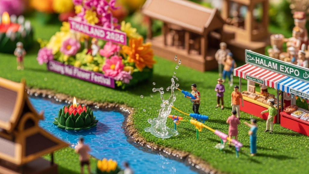 2026 태국 축제 미니어처 여정