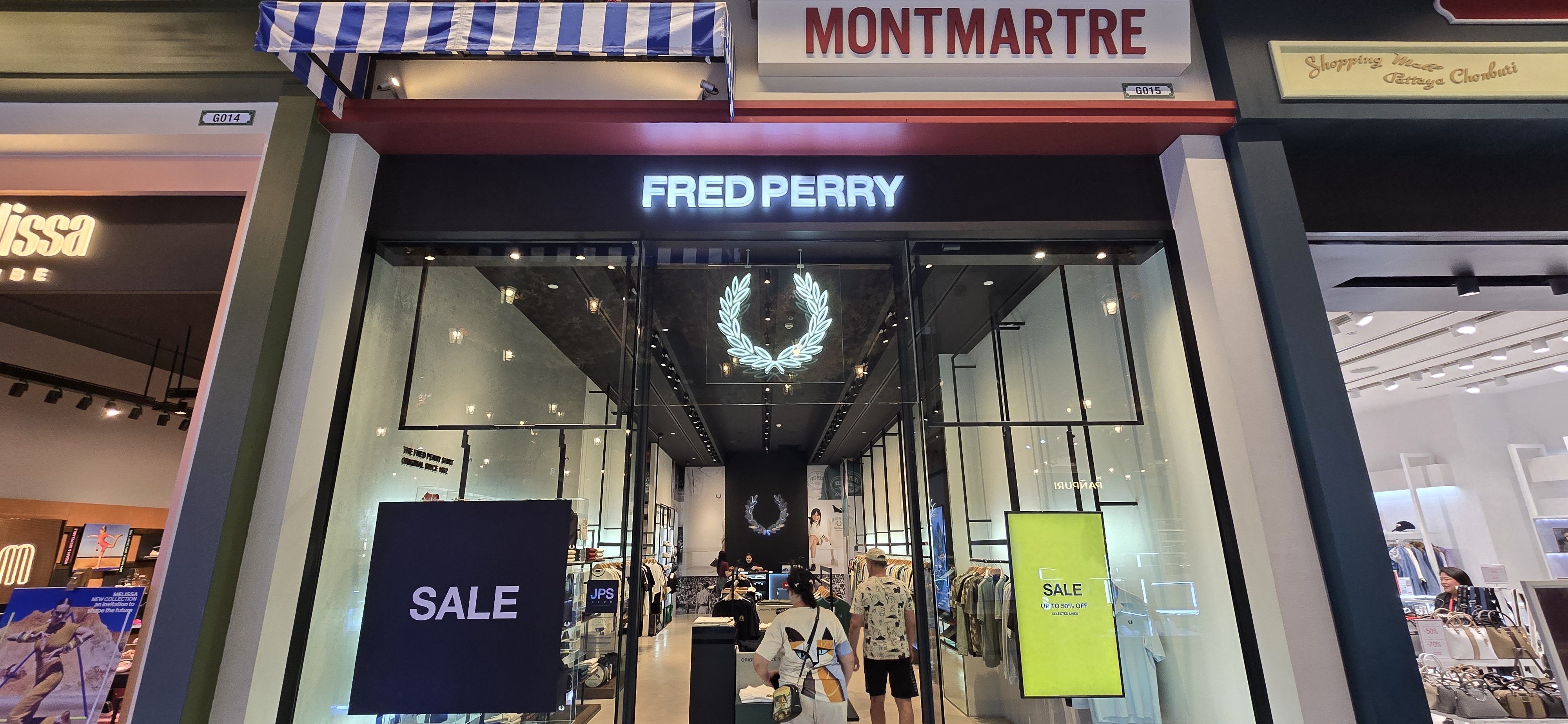 FRED PERRY 매장 전경